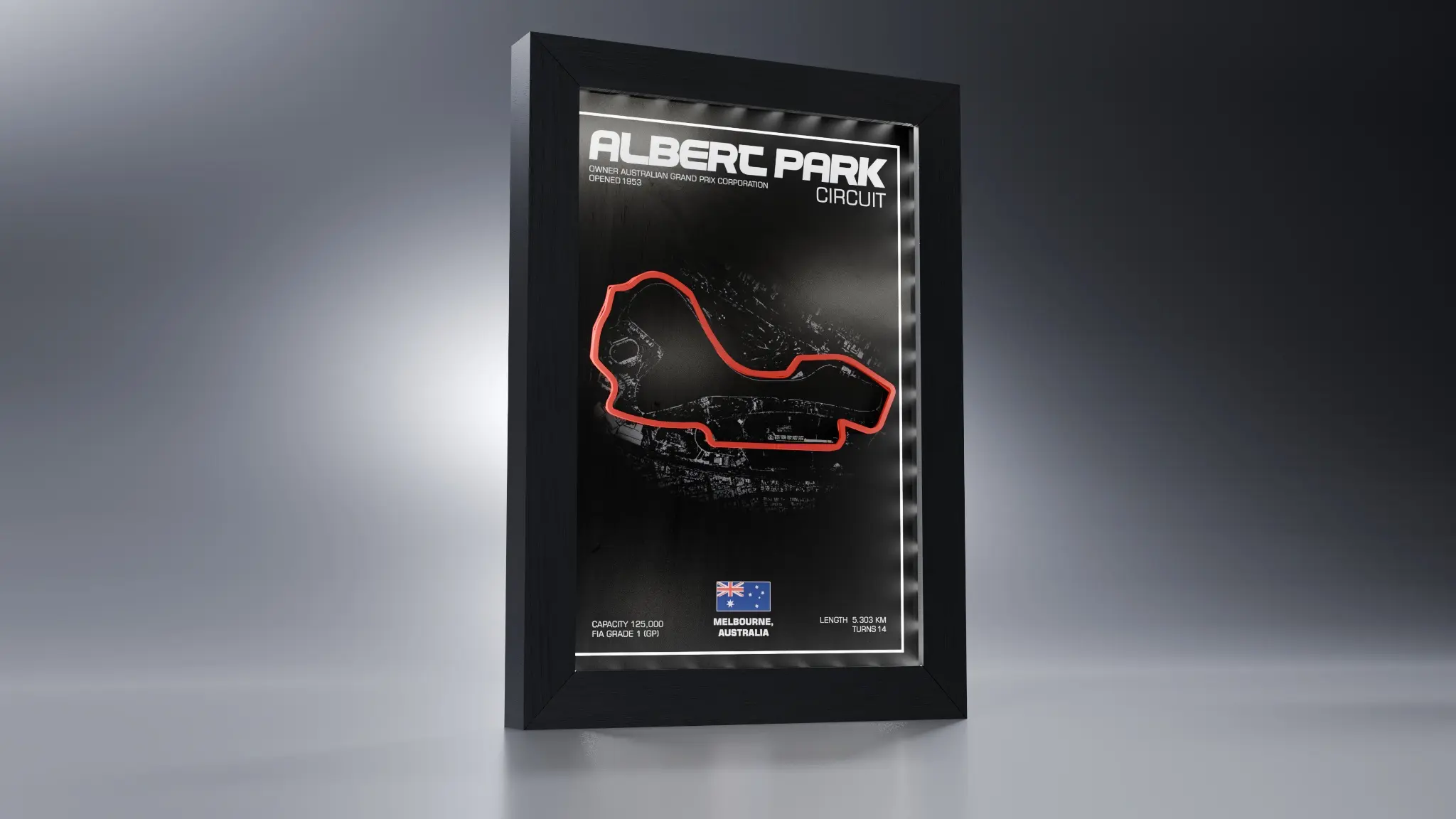 F1 Frame – Track with Lights
