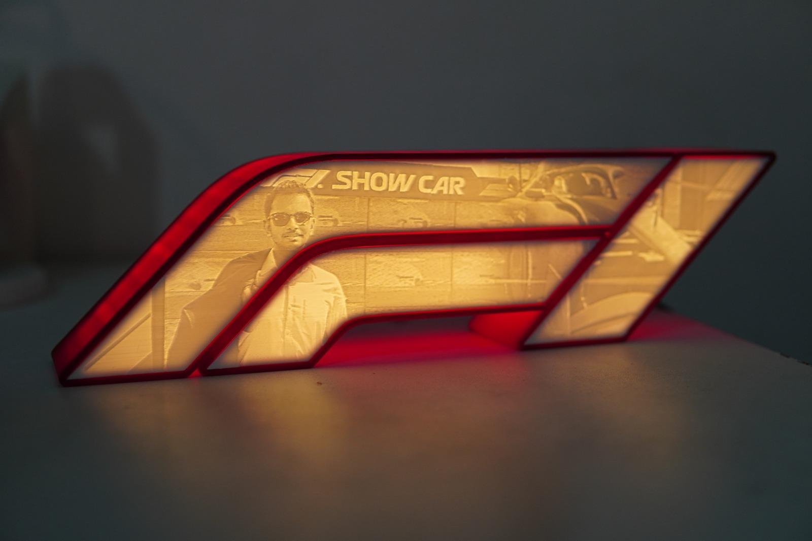 F1 Logo Lithophane – Custom Edition