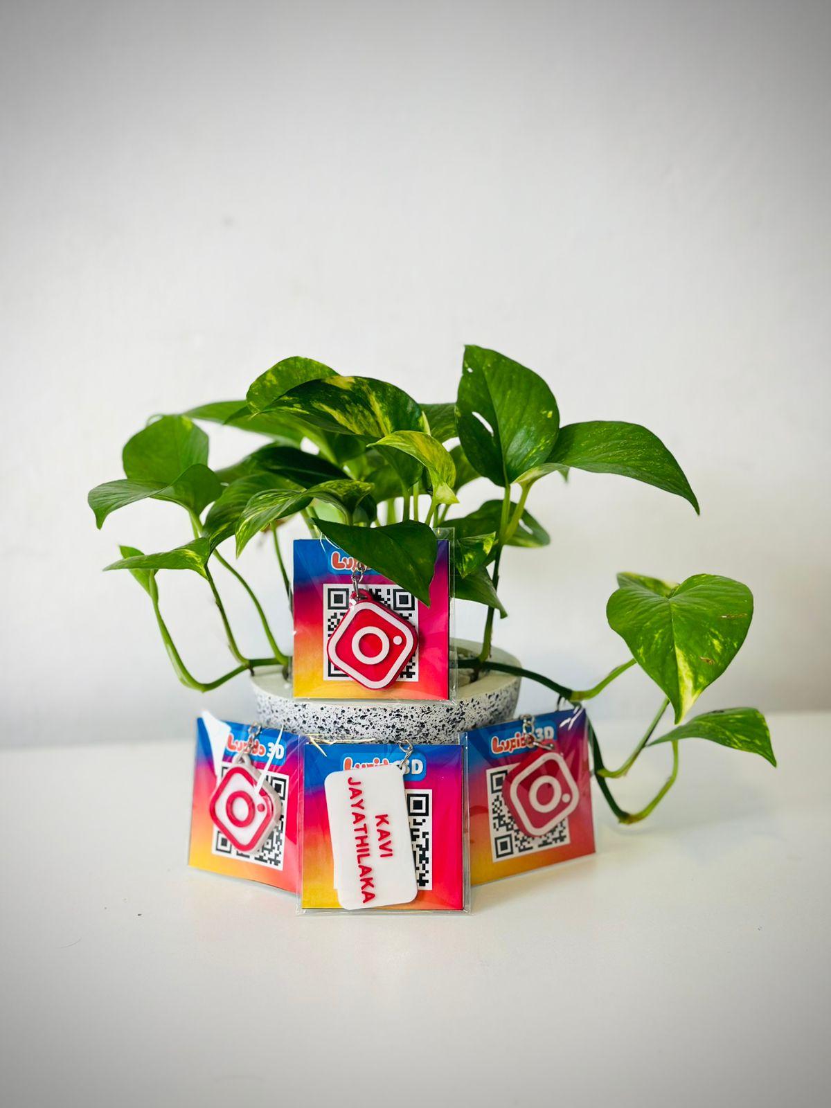 Instagram NFC Keychain